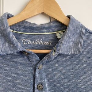 Caribbean Polo Shirt - heathered blue